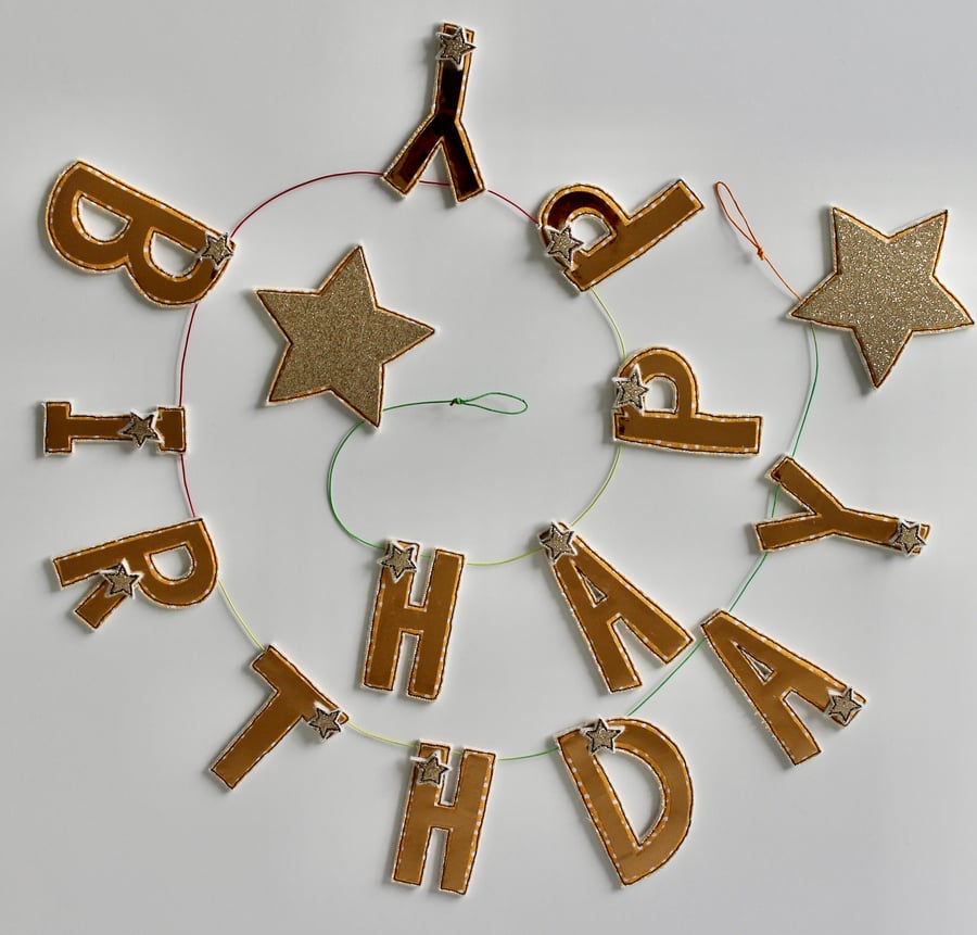 'Happy Birthday' Garland