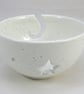 Pottery Yarn Bowl Knitting Bowl Crochet Bowl Lead free Glaze gift for her - Image 2