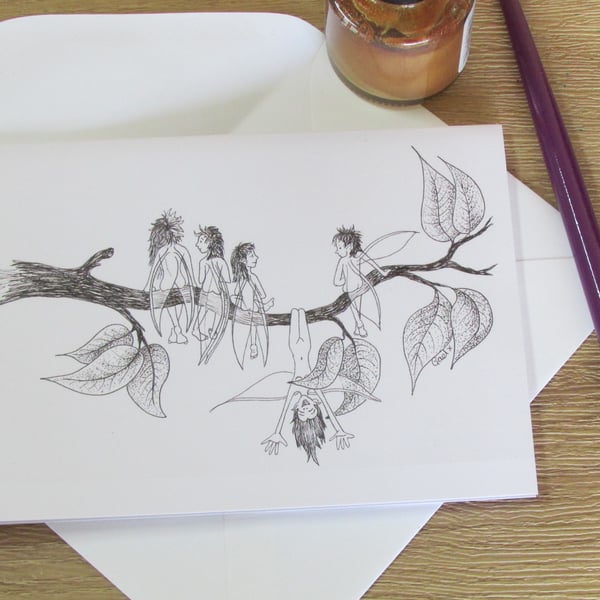 'Misfit' Fairy Greeting Card