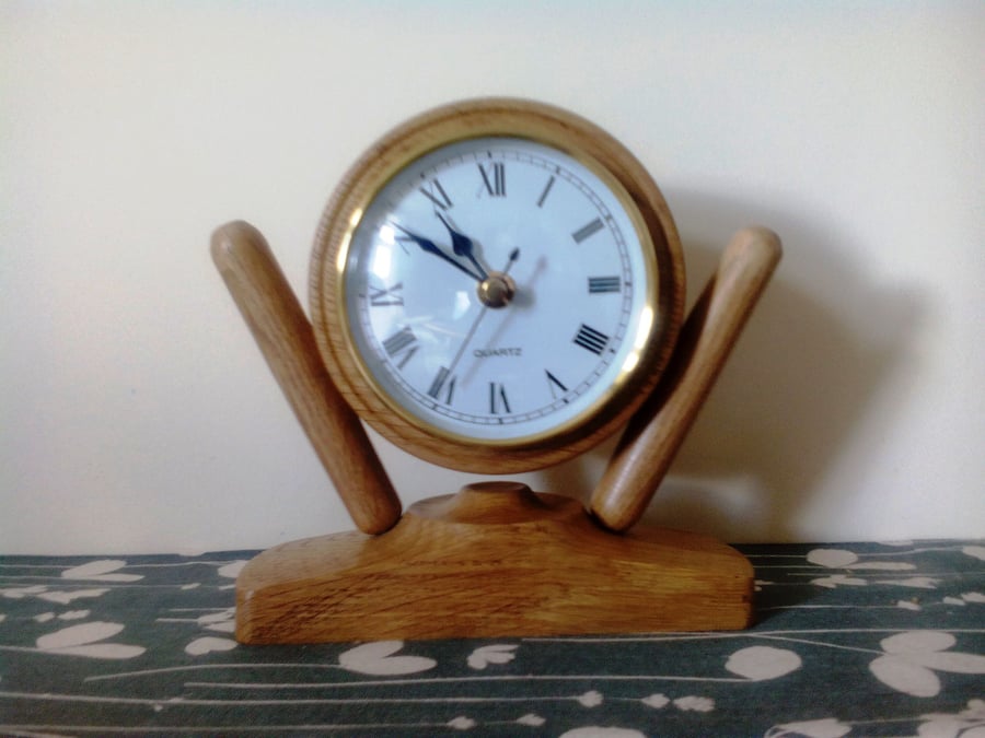 Oak Mantle Clock
