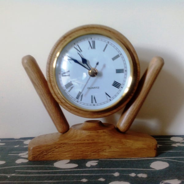 Oak Mantle Clock