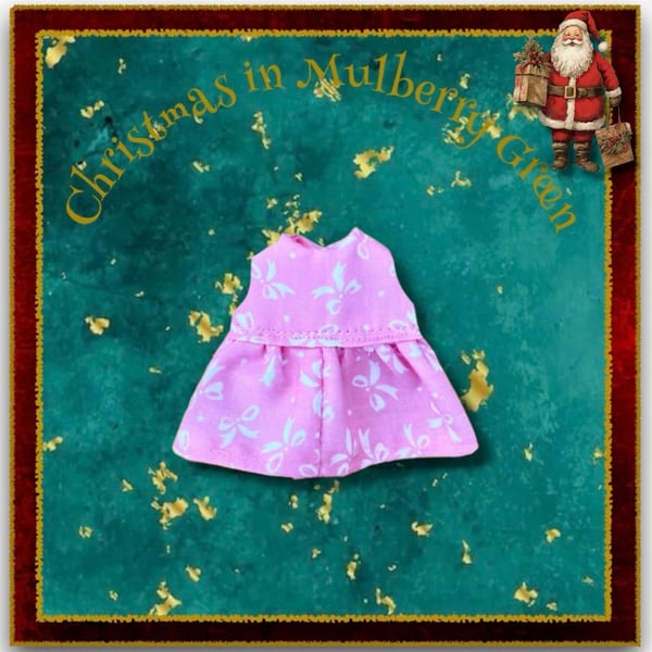 Pink Bow Dress for Baby Daisy 