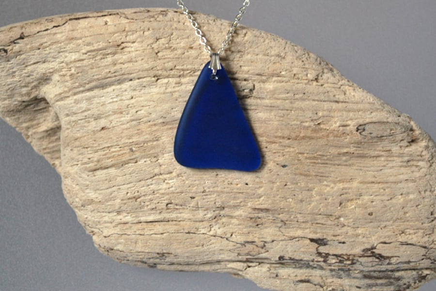 Beach glass pendant