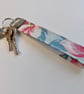 Key ring keyring wrist strap fob Kidston oilcloth fabric slight second 