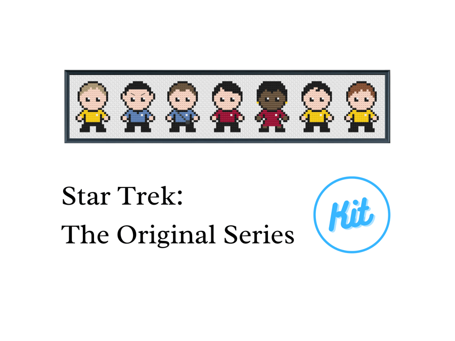 Easy Cross Stitch Kit: Star Trek - The Original Series - For Beginners