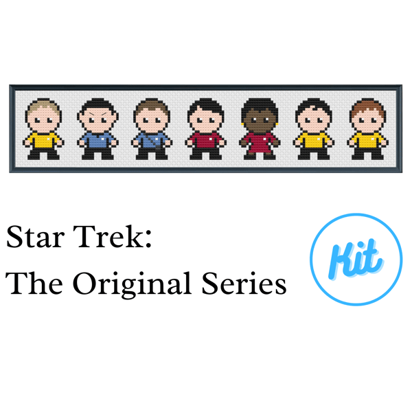 Easy Cross Stitch Kit: Star Trek - The Original Series - For Beginners