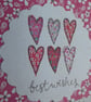 Best Wishes Just For You Card - Hearts - Image 7