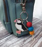 Puffin Water Bird Bag Charm - Image 1