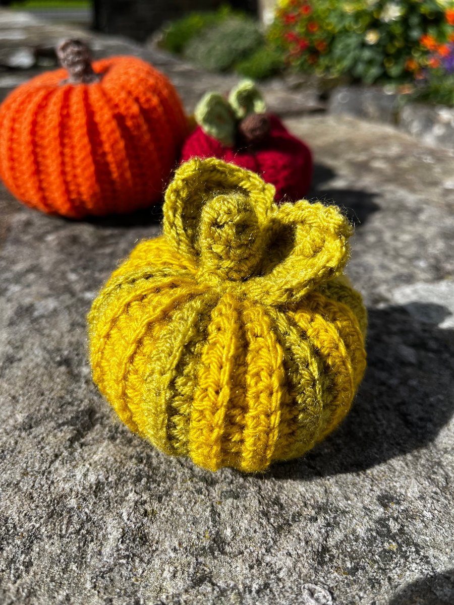 Handmade Crochet Pumpkin Decoration, Autumn & Halloween