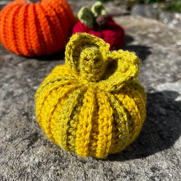 Handmade Crochet Pumpkin Decoration, Autumn & Halloween