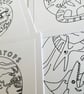 Any occasion cards. Dnosaur cards. Party invitations. Pack of 4 cards. Ref 020.  - Image 6