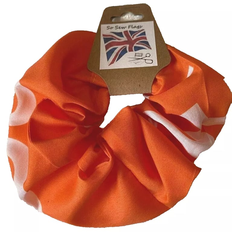 Hindu Hinduism Flag Hair Scrunchie Scrunchies Accessory Ties Elastic