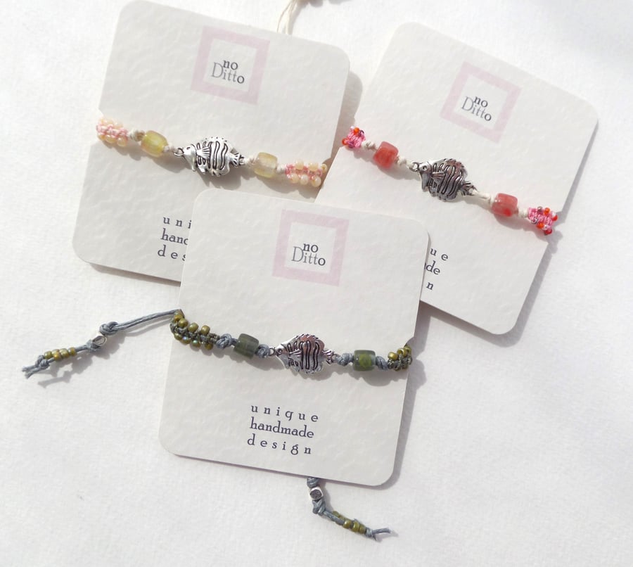 Tropical Fish Beaded Bracelet