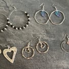 Bundle of 5 pairs of designer earrings.