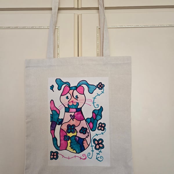 Fairy Cat Tote Bag
