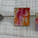 Stainless steel post earrings 