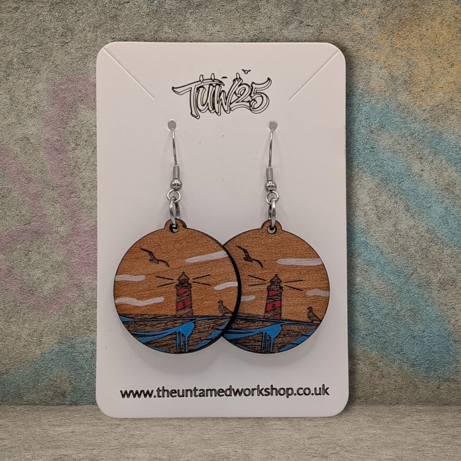 Lighthouse Seaside Earrings