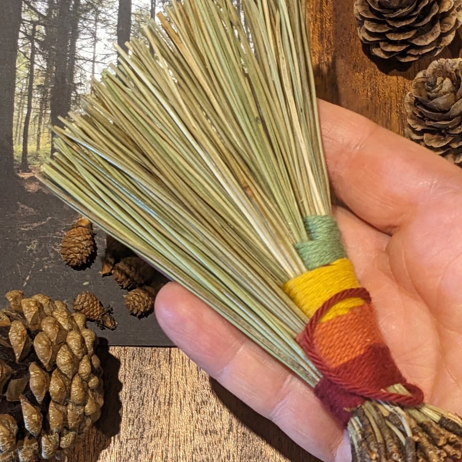 Pine Needle Brush- Craft room accessory