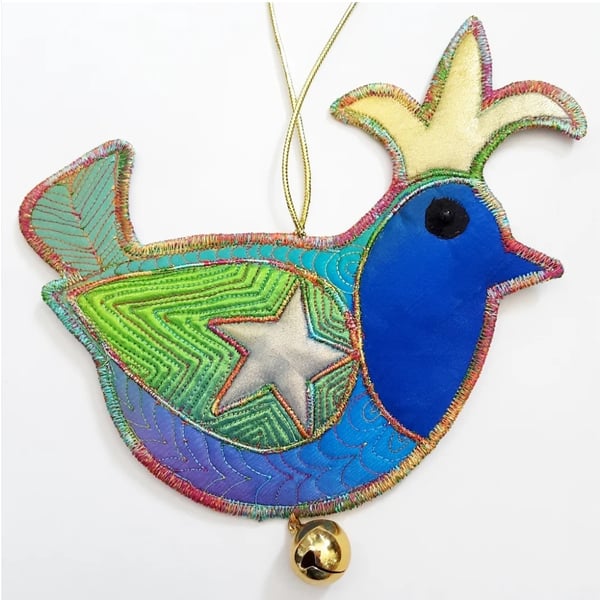 Festive Bird Hanging Decoration 