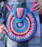 Round Crochet Bag