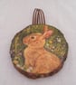 Decoupaged Rabbit Wall Hanging - Image 5