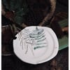 The Fern Leaf Plate - Autumn Series