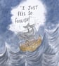'All Aboard' an A4 sized original artwork - Image 1