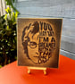 John Lennon handcrafted wooden plaque - Image 2