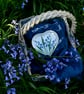 Bluebells Heart Dish - Hand Painted  - Image 1