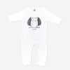 Organic 'Give me a hedgehug' long sleeved baby grow
