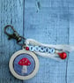 Mushroom Keyring or Bag Charm - Image 1