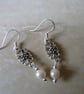 Fancy Pearl Earrings - Image 2