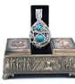 Turquoise dual beaded pendant - Image 2