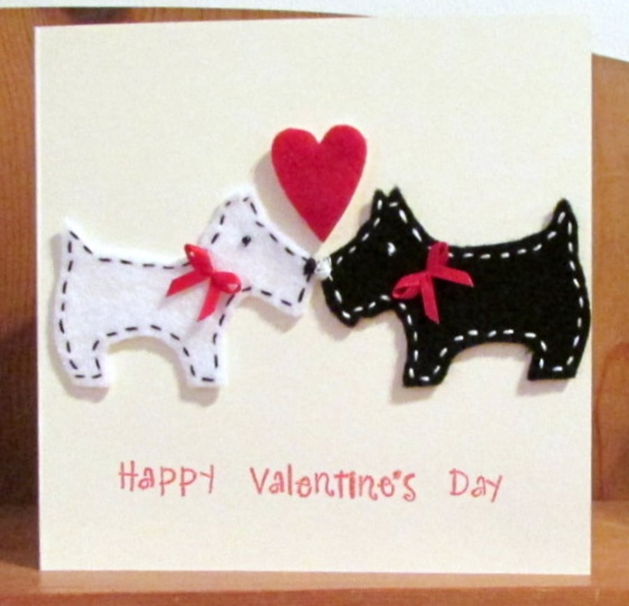 Scotty Dog Valentines Card