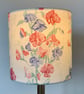 Pink Blue Cottage Sweetpeas a Laura Ashley 80s Vintage Fabric Lampshade option  - Image 3