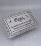 Small Grey Granite Memorial  Grave Ornament Tree Cemetery Plaque  - Image 1