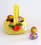 Mini Easter Basket Yellow - Image 2