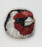 Hand Embroidered Goldfinch Brooch - Image 1
