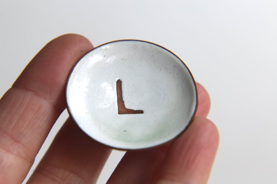 Letter L Ring Bowl Seconds Sunday Sale