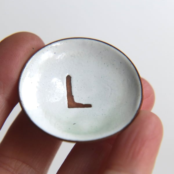 Letter L Ring Bowl Seconds Sunday Sale