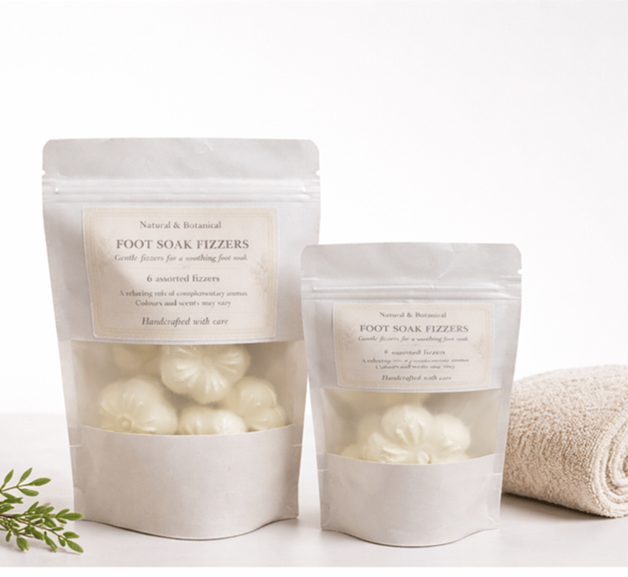 Handmade Foot Fizzers – Relaxing Aromatherapy Foot Soak (Bag of 3)