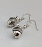 Tibetan silver acorn earrings