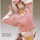 VINTAGE KNITTING PATTERN Ladies Romance Sweater
