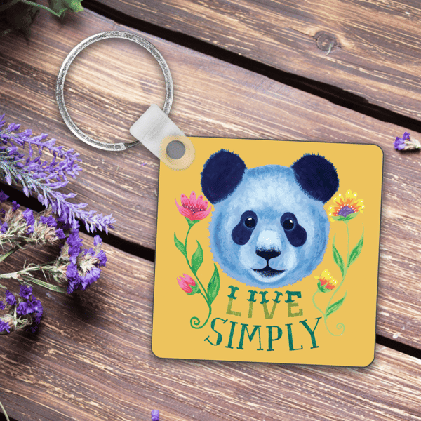 Panda Keyring