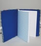 Embroidered Notepad - Blue Roses - Image 4