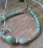 Amazonite Sterling Silver Bracelet  (SMALL) - Image 1