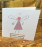 Handmade Birthday card, Funny Angel card, Friendship card, Special friend card - Image 3
