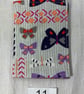 Card wallet in cat and dog print, cotton credit card pouch, fabric pets gift car - Image 7