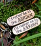 Sunflower Garden. Pyrography key ring. - Image 4