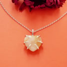 Golden Healer Quartz Love Bug Pendant